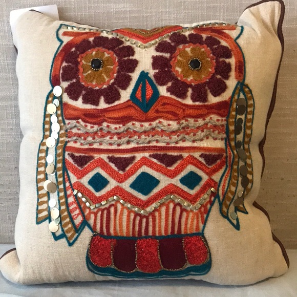 pier one owl pillow